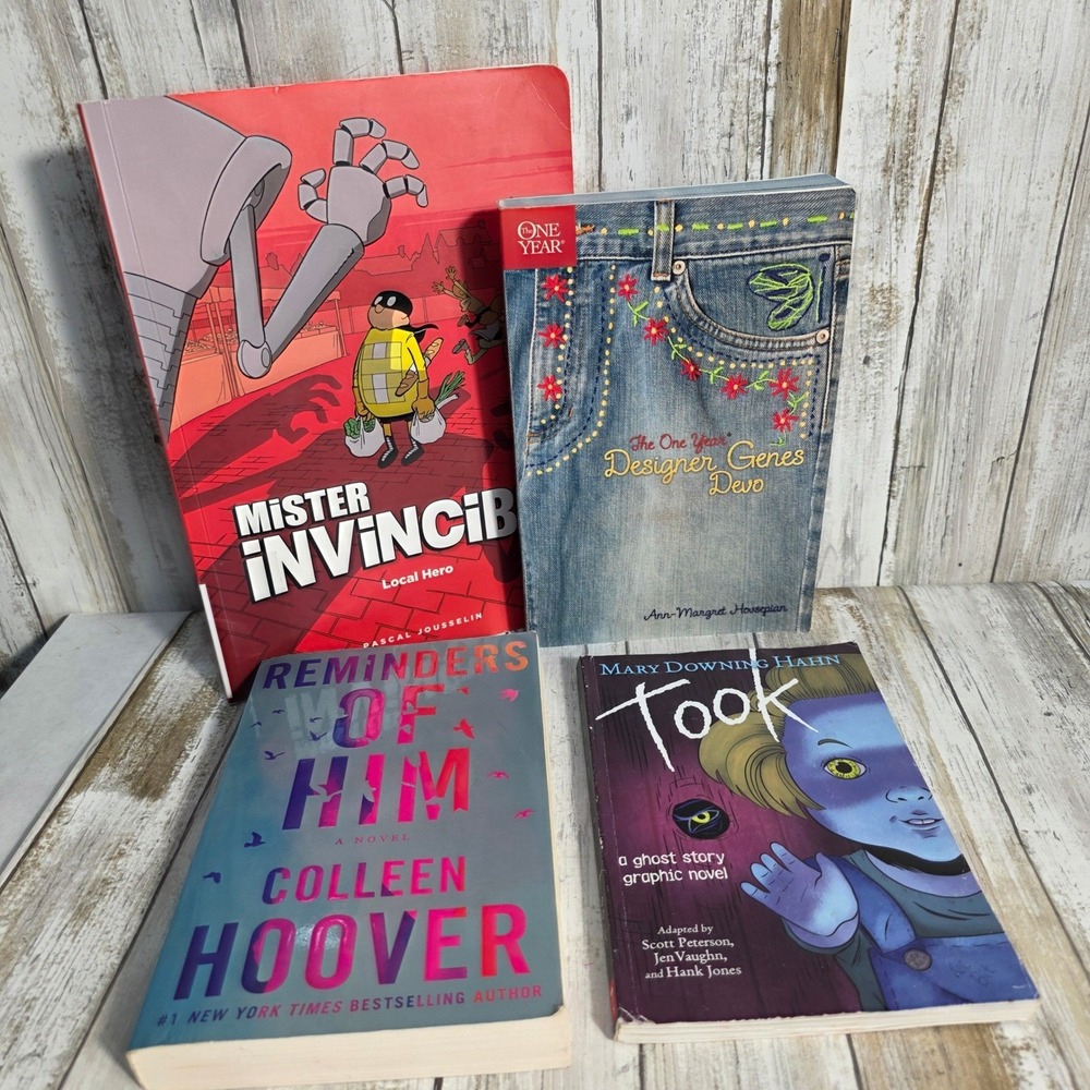 Book Lot Colleen Hoover Reminders of Him Took Mister Invincible Designer Genes